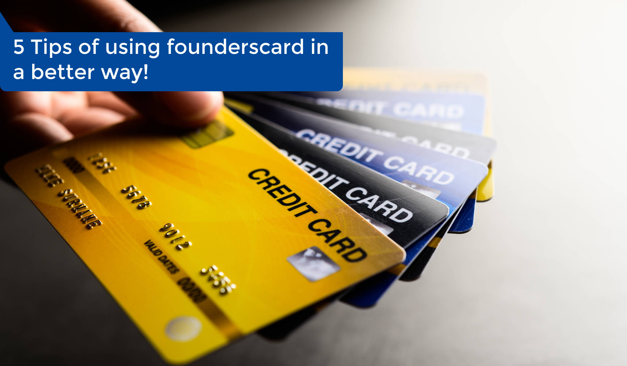 5 Tips of using founderscard in a better way! Founderscard